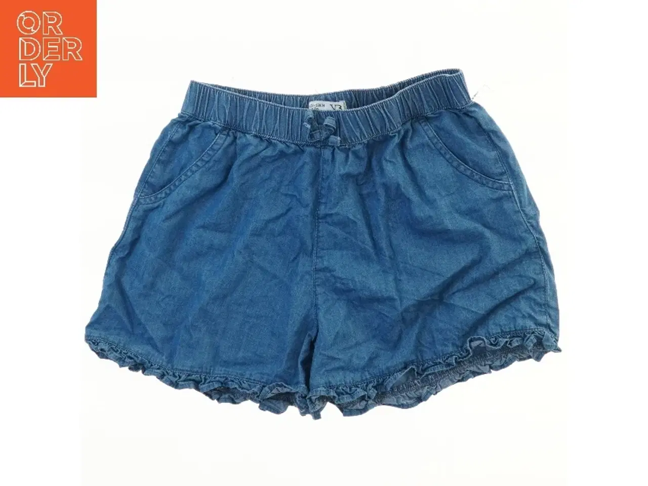 Billede 1 - Blå shorts med elastik og flæsekant fra VRS fra VRS (str. 122)