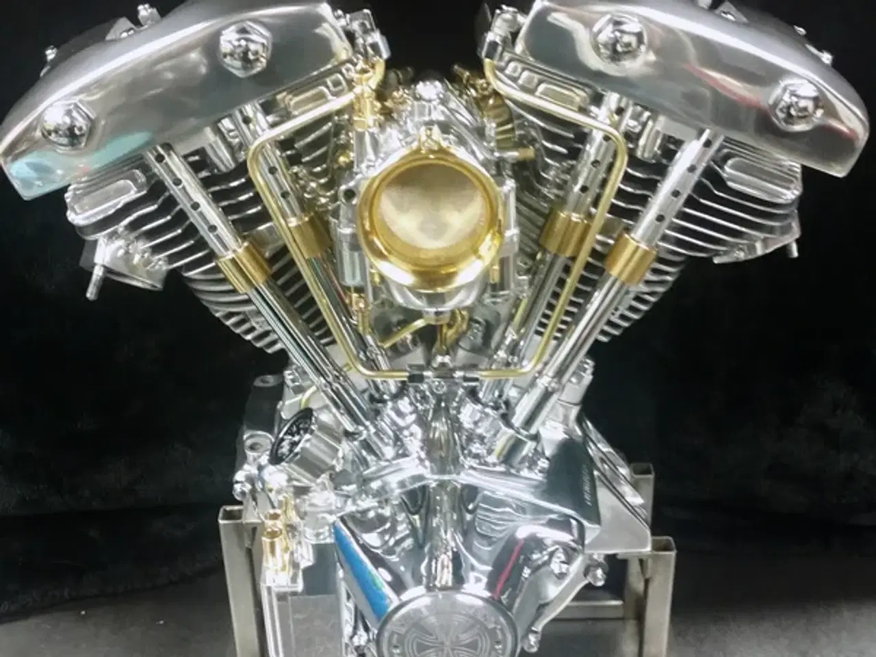 Billede 6 - Pushrod spring collars, messing