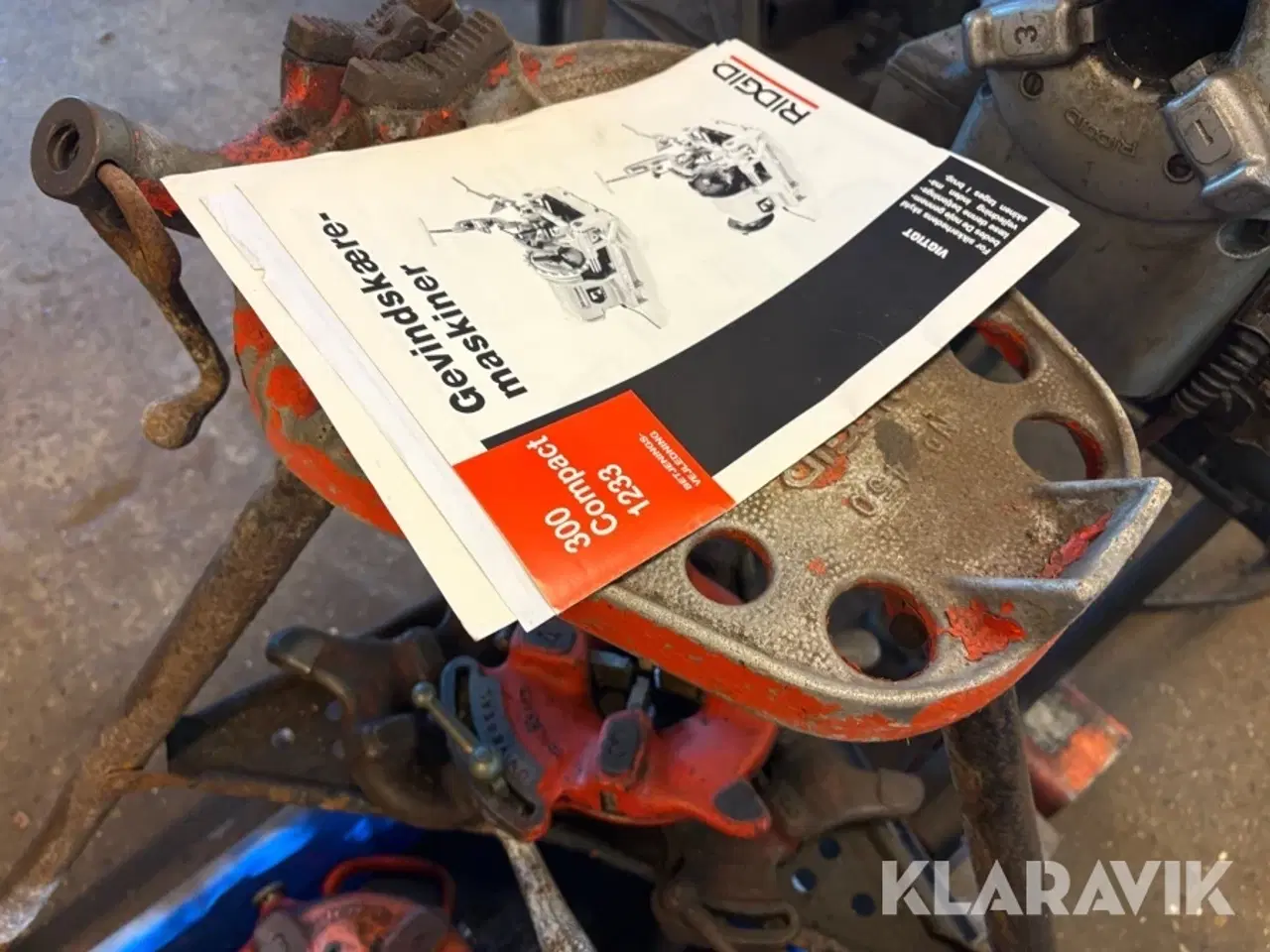 Billede 8 - Gevindskæremaskine Ridgid 300 compact 1233 - inklusiv diverse tilbehør
