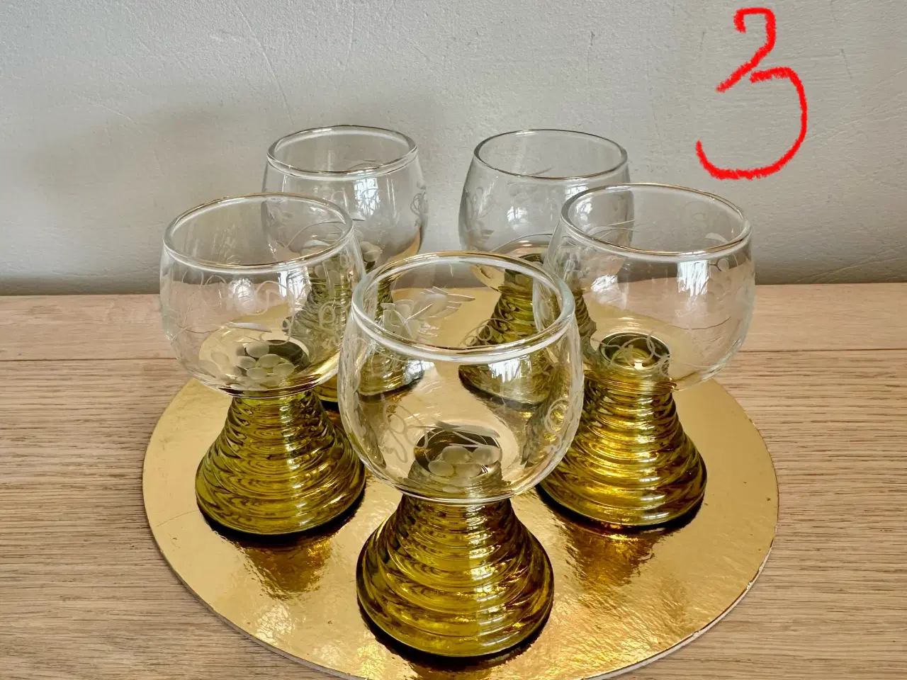 Billede 7 - Vintage Rømer franske snaps/ likørglas i fin stand