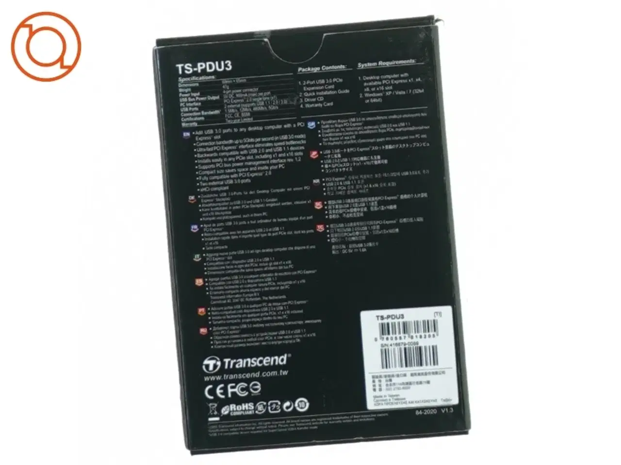 Billede 7 - USB 3.0 expansion card fra Transcend (str. 15 x 10 cm)