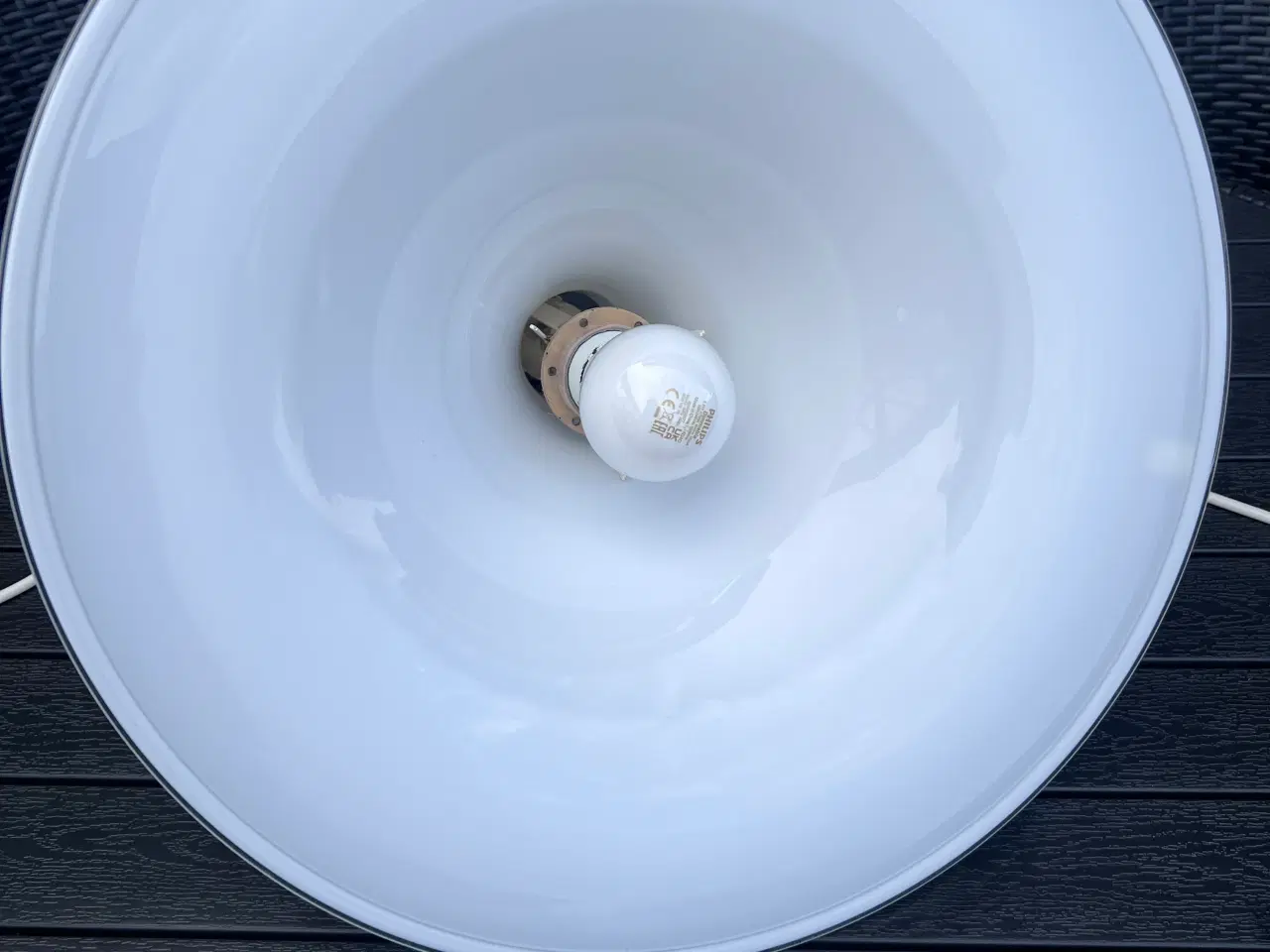 Billede 2 - Holmegaard mandarin lampe
