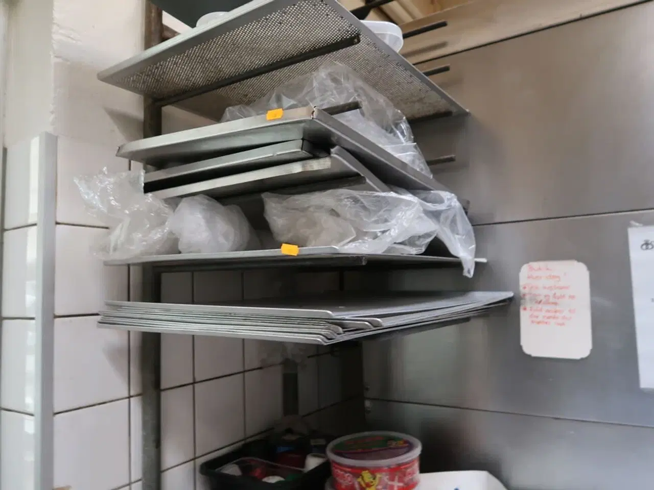 Billede 4 - Vægstativ med div. Bageplader