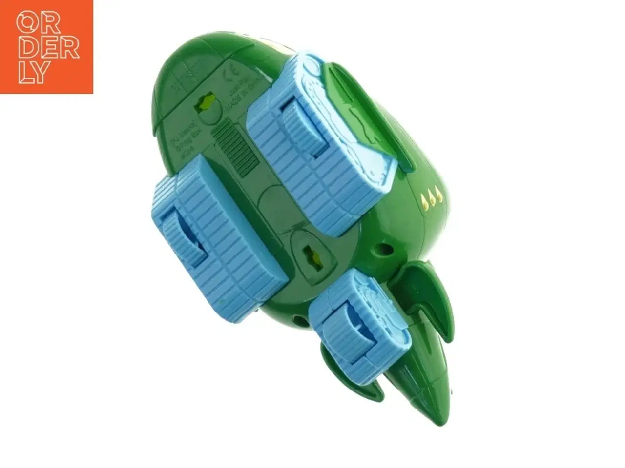 Billede 2 - Grøn plastik legetøjsbåd, pj mask (str. 17 cm)