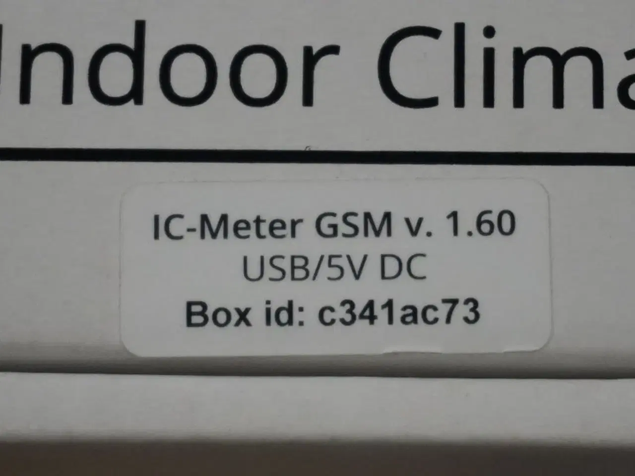 Billede 2 - 3 stk. Indendørs klima måler IC-METER GSM v. 1.60