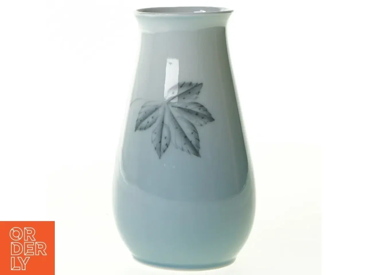 Billede 1 - Vase i porcelæn, Løvfald, Bing og Grøndahl fra B Og G (str. 13 x 7 cm)