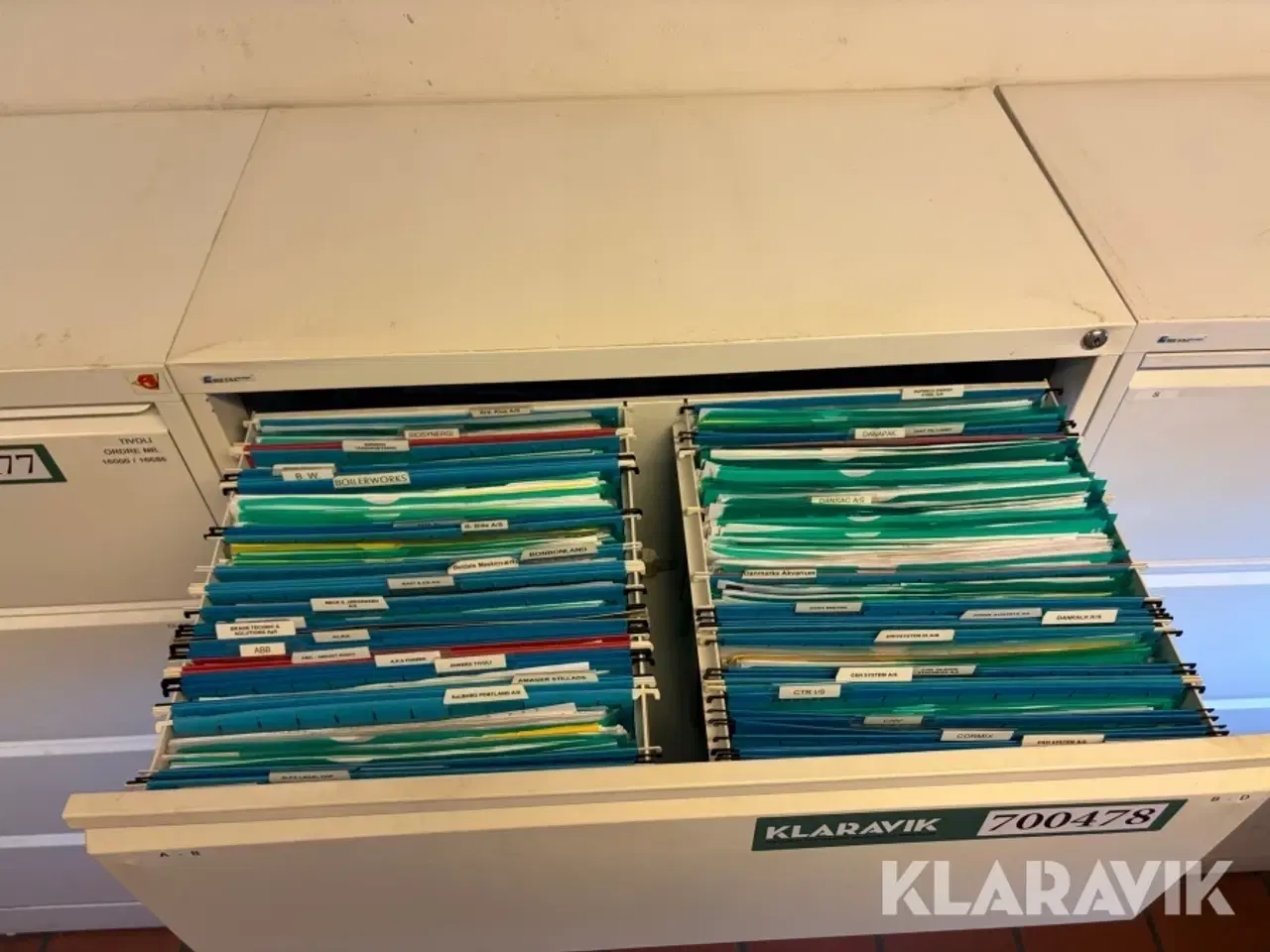 Billede 7 - Arkivskabe med lås 4 styk