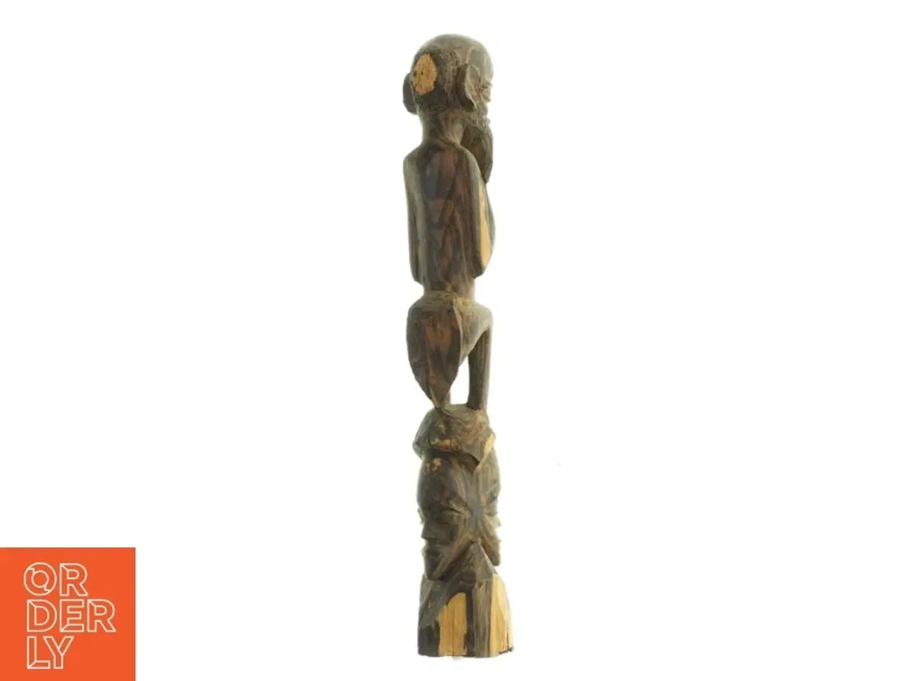 Billede 2 - Udskåret træfigur (str. 45. x 7 cm)