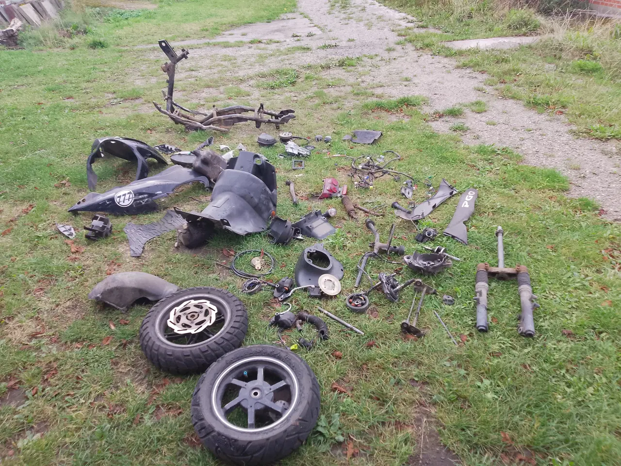 Billede 1 - Dele til pgo dr.big/T-tex/tr3