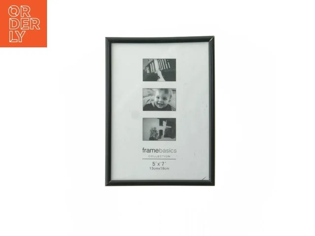 Billede 1 - Sort billedramme 13x18 cm (str. 13x18 cm)