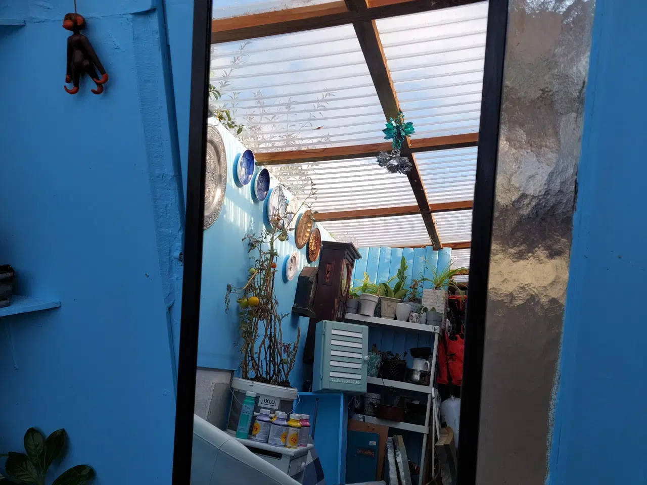 Billede 9 - stor spejl i sort farve træ