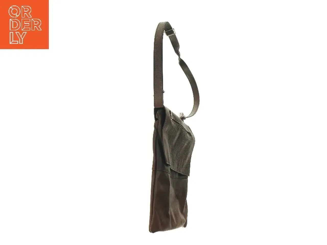 Billede 4 - Brun skuldertaske (str. 32x28 cm)