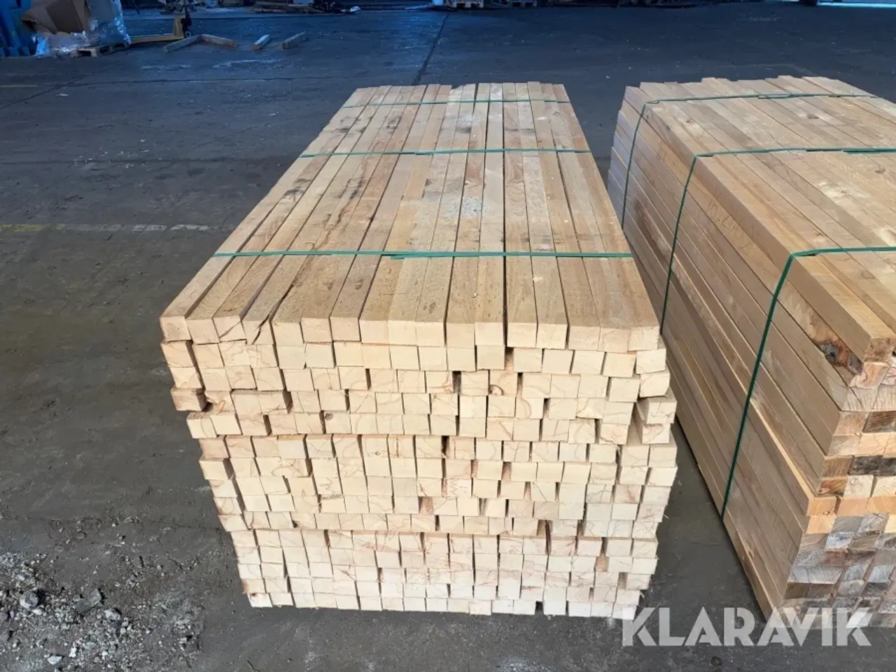 Billede 3 - Lægter ovntørret eg - palle med 255 styk