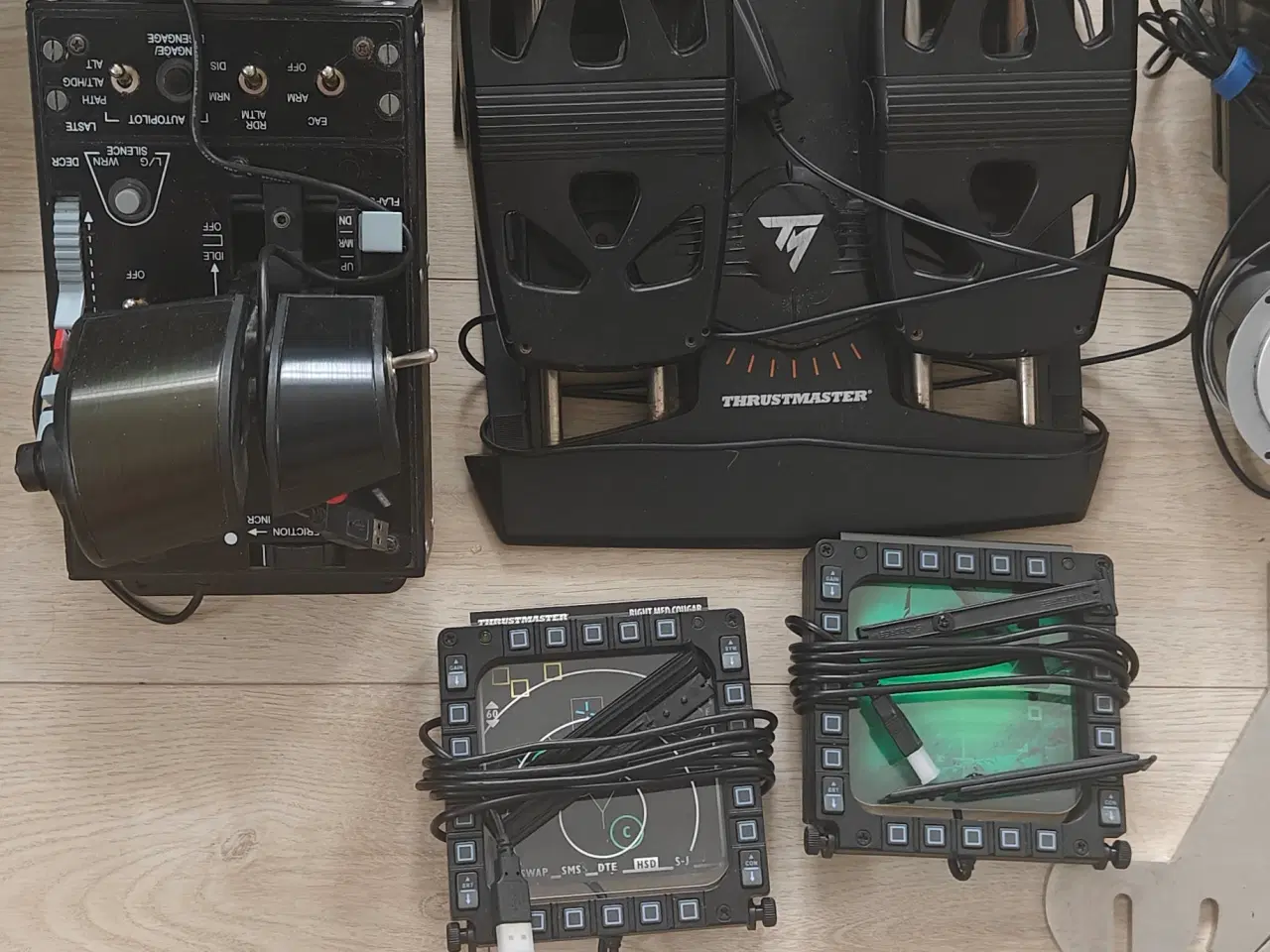 Billede 1 - Thrustmaster warthog hotas med stålmount