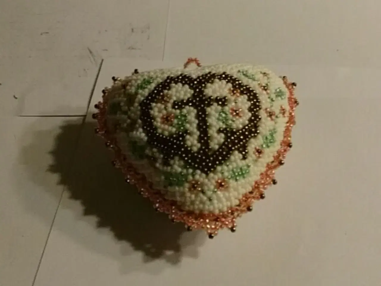 Billede 1 - perle hjerte anker