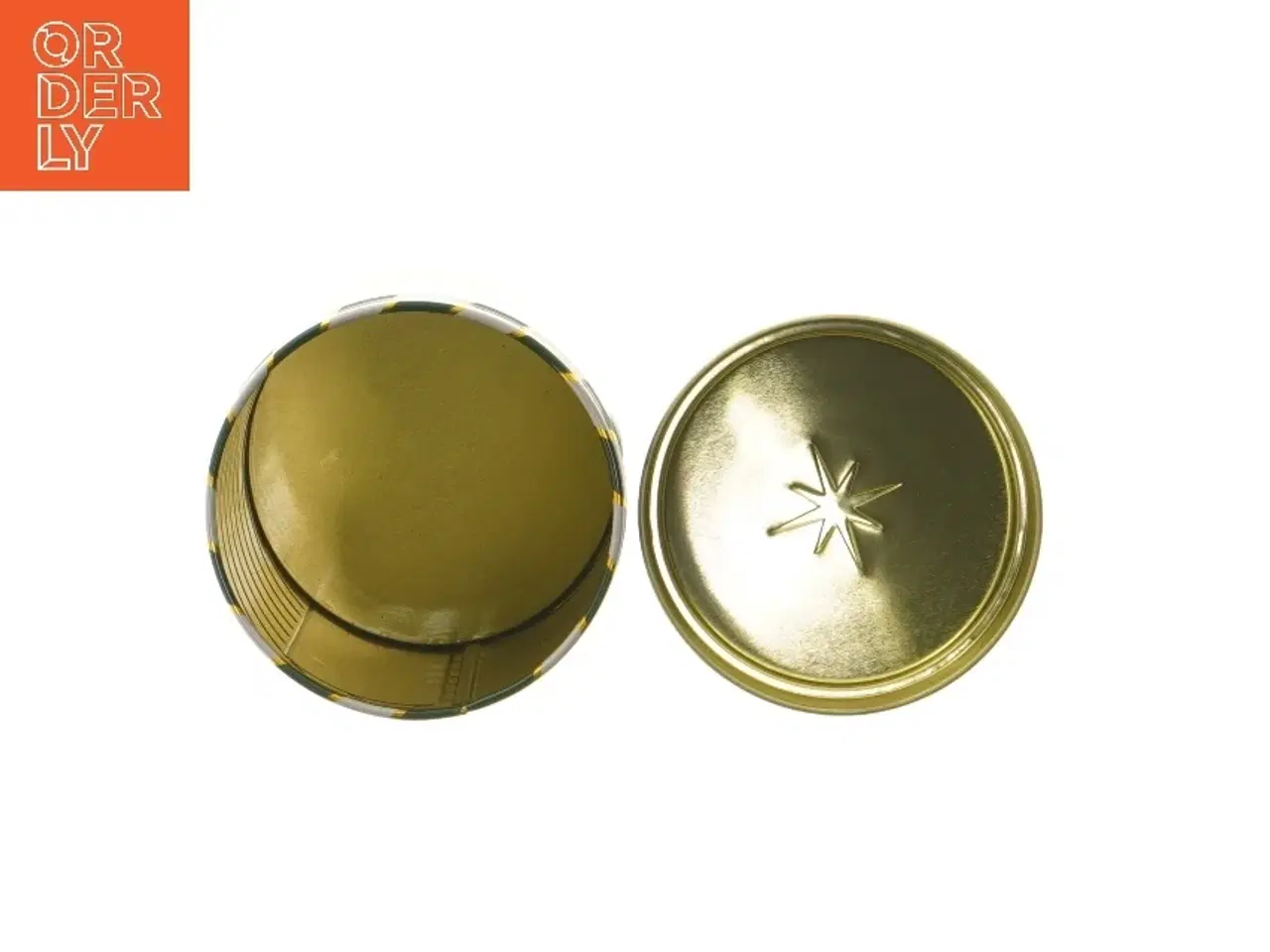 Billede 4 - Østerlandsk dåse julete grøn fra  Thehus (str. Ø 8,5 cm længde 14,5 cm)