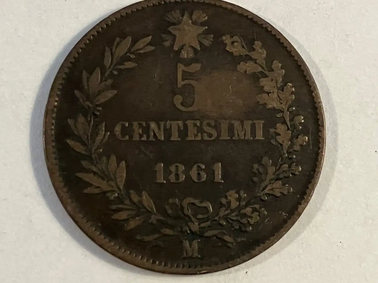Billede 1 - 5 Centesimi Italy 1861