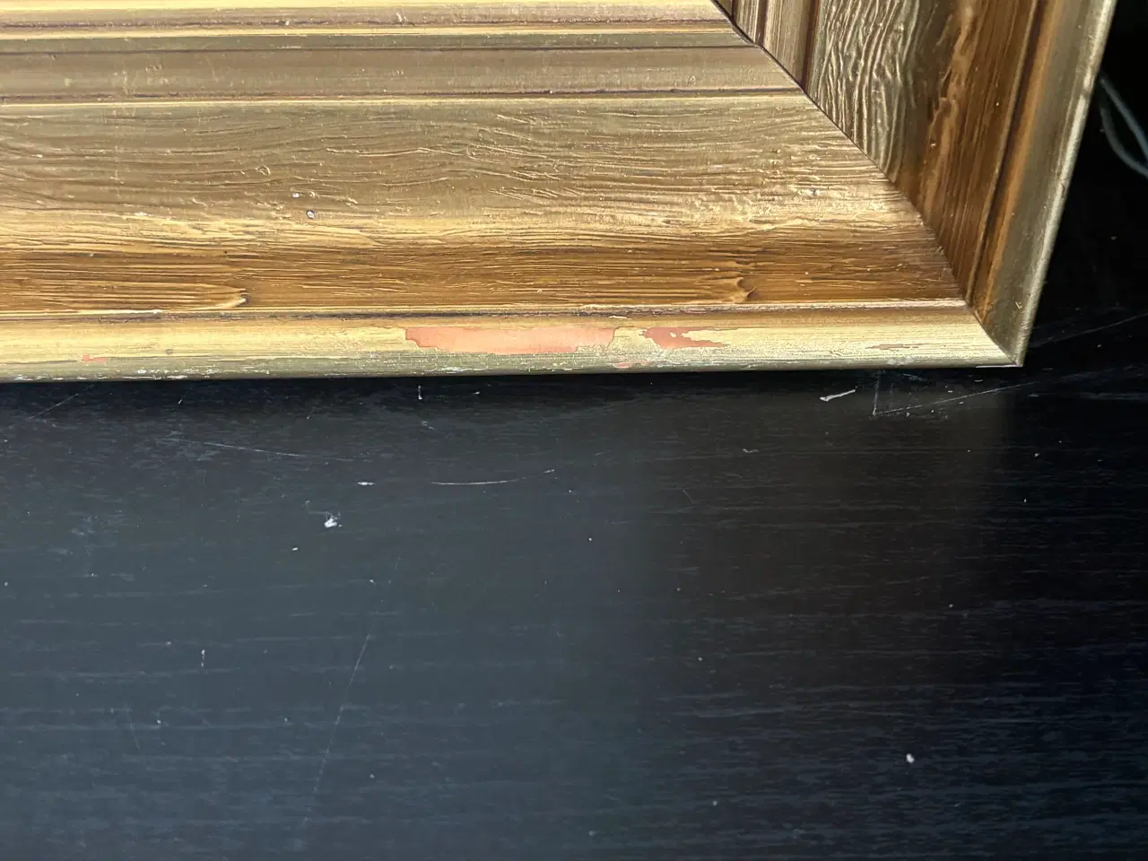 Billede 7 - klassisk spejl med guldramme