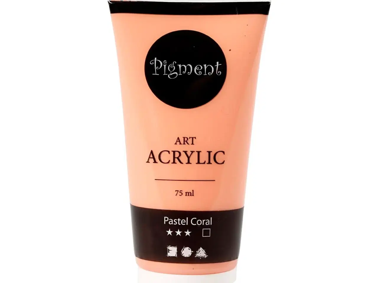 Billede 1 - Art Akrylmaling Lys Pudder 75ml - Halvblank Dækkende