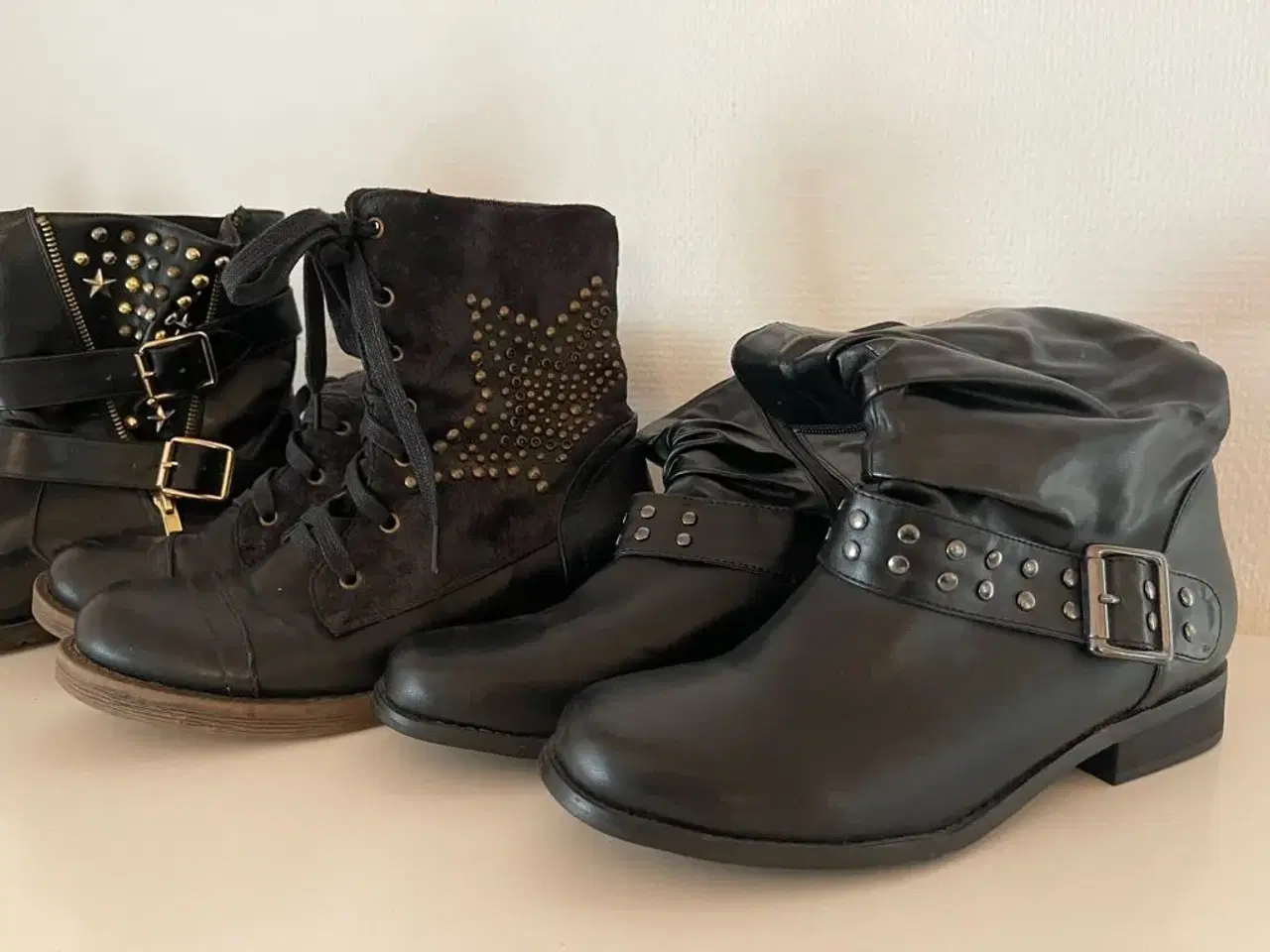 Billede 3 - Fire forskellige sorte gode støvler