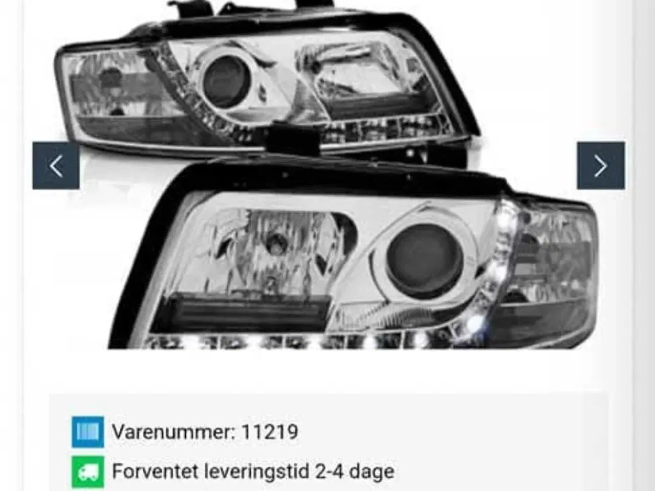 Billede 1 - Audi forlygter 
