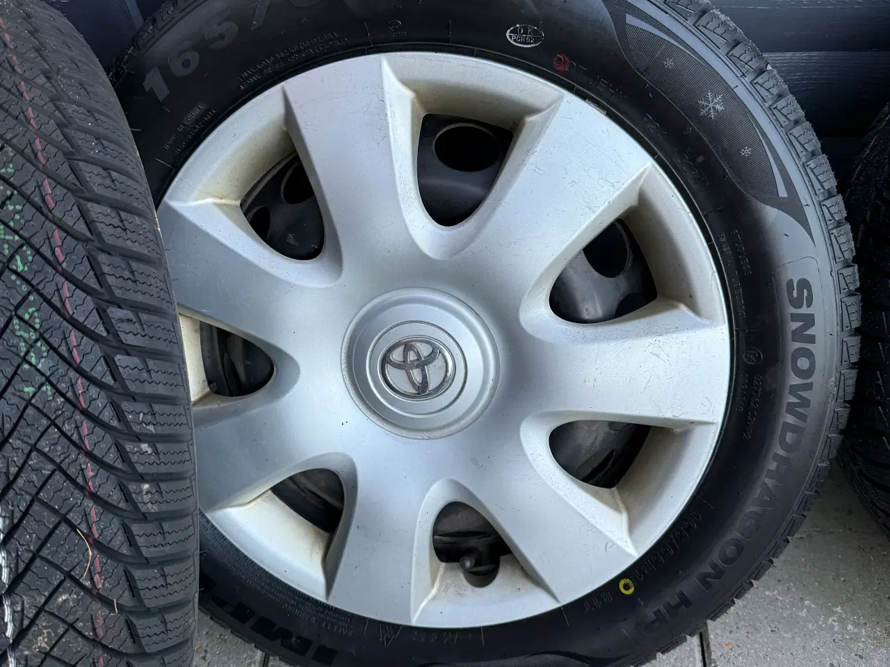 Billede 3 - 15" 4x100 stålfælge med nye Imperial vinterdæk