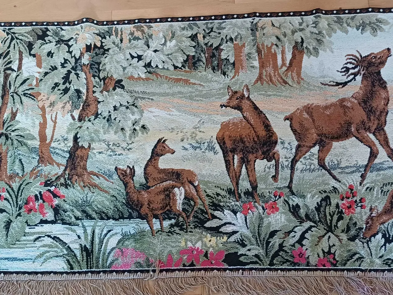Billede 2 - Flot antik/vintage gobelin