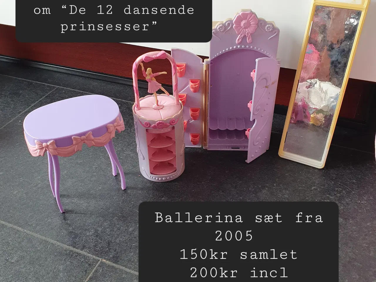 Billede 1 - Barbie  ballerina møbler fra 2005
