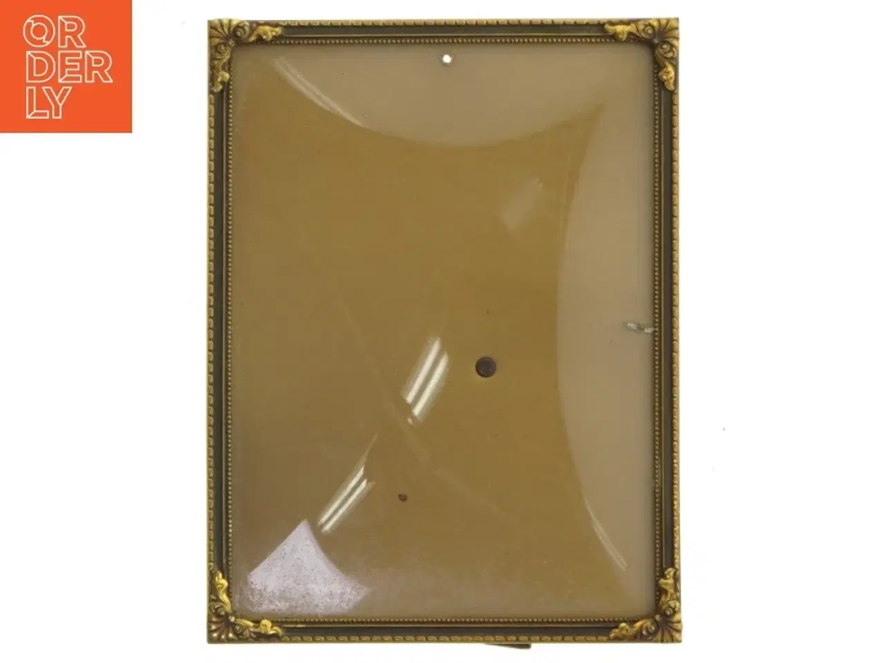 Billede 1 - Gylden gammel billedramme (str. 20,5x15,5 cm)