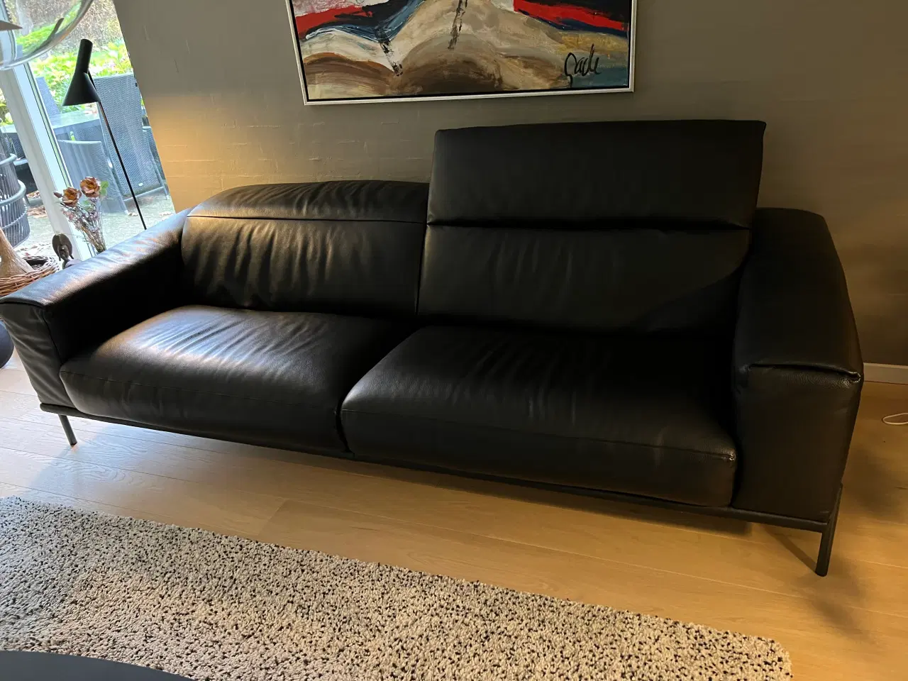 Billede 3 - Lædersofa