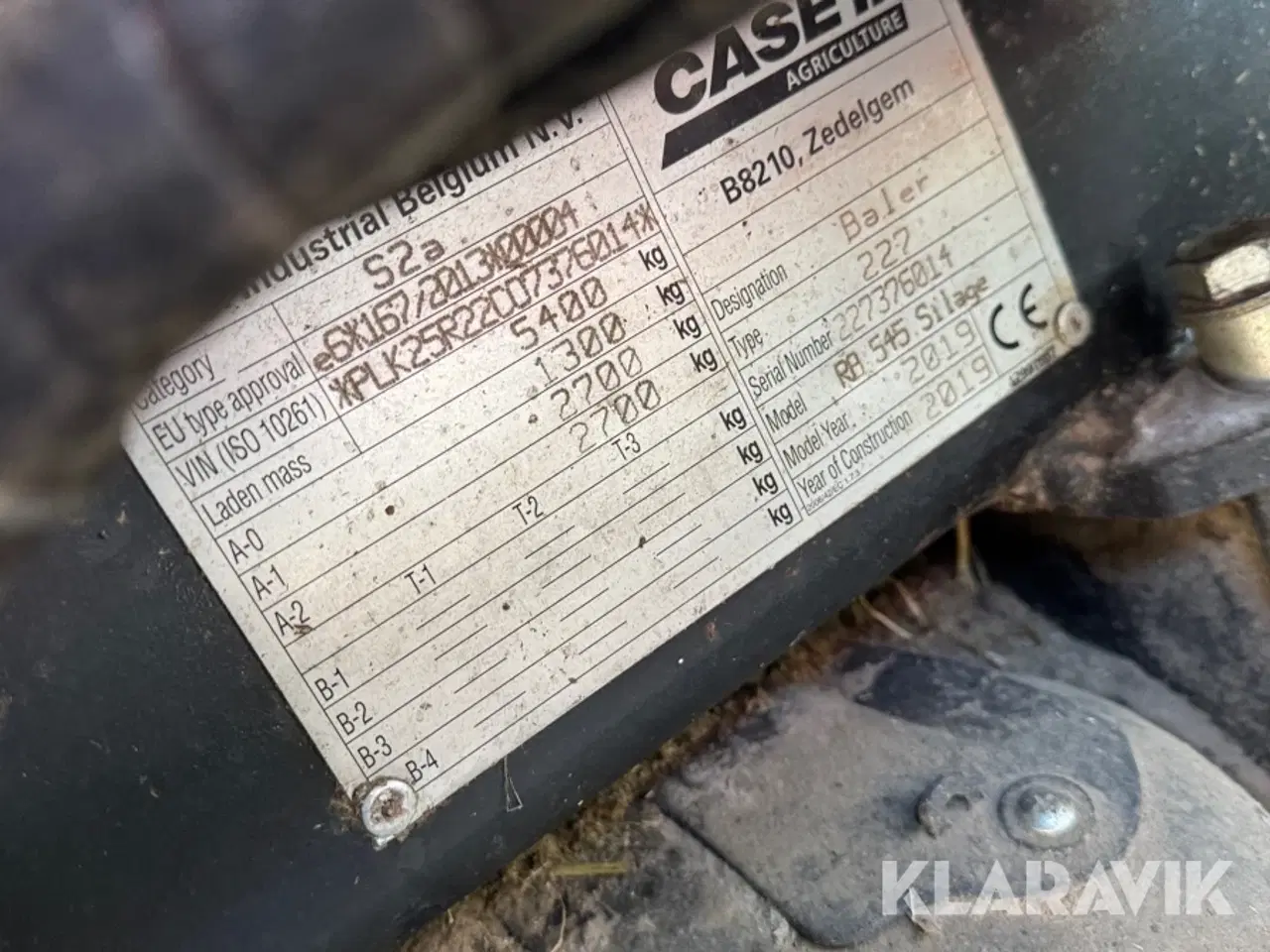 Billede 5 - Ballepresser Case RB 545 Silage Pack