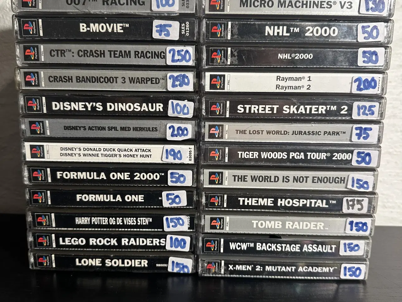 Billede 1 - 23 Stk Blandende PS1 / Sony PlayStation 1 Spil Til