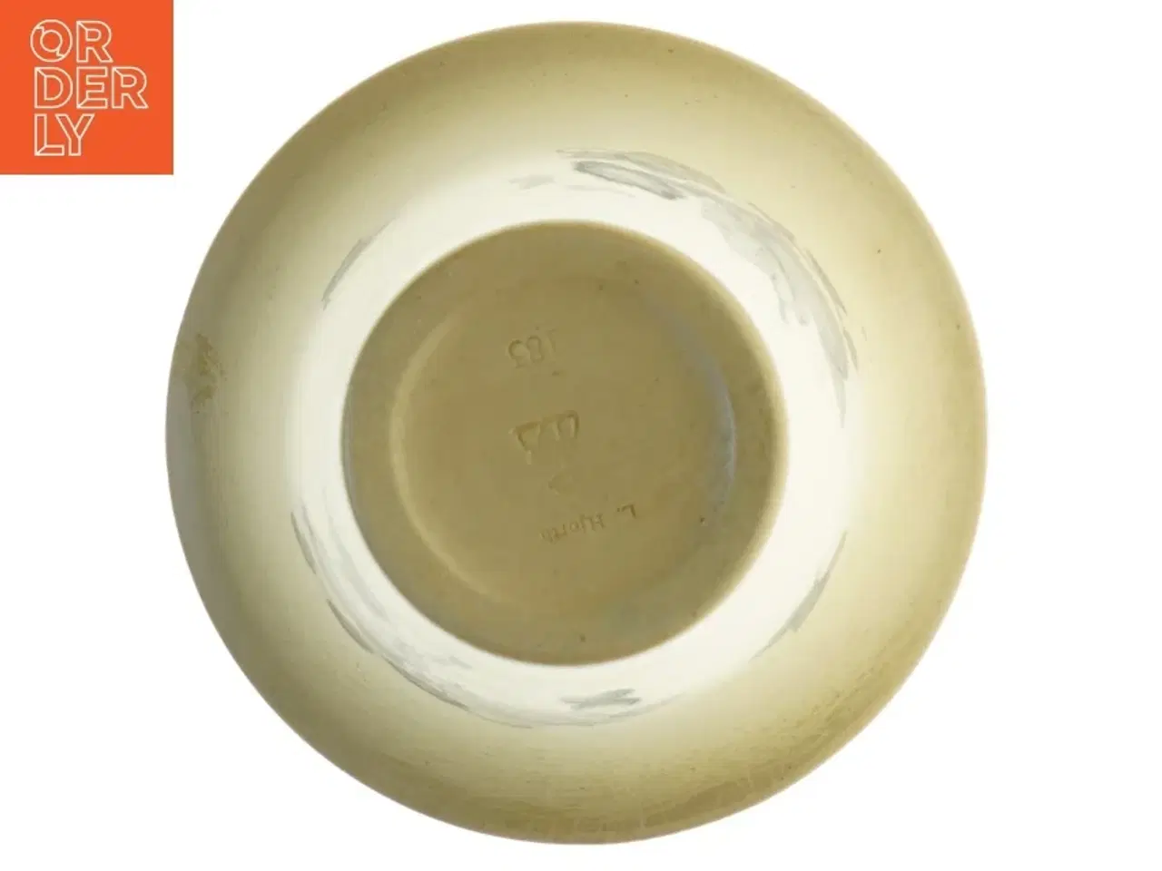 Billede 2 - Keramikvase nr. 183 fra L. Hjorth (str. 14 x 12,5 cm)