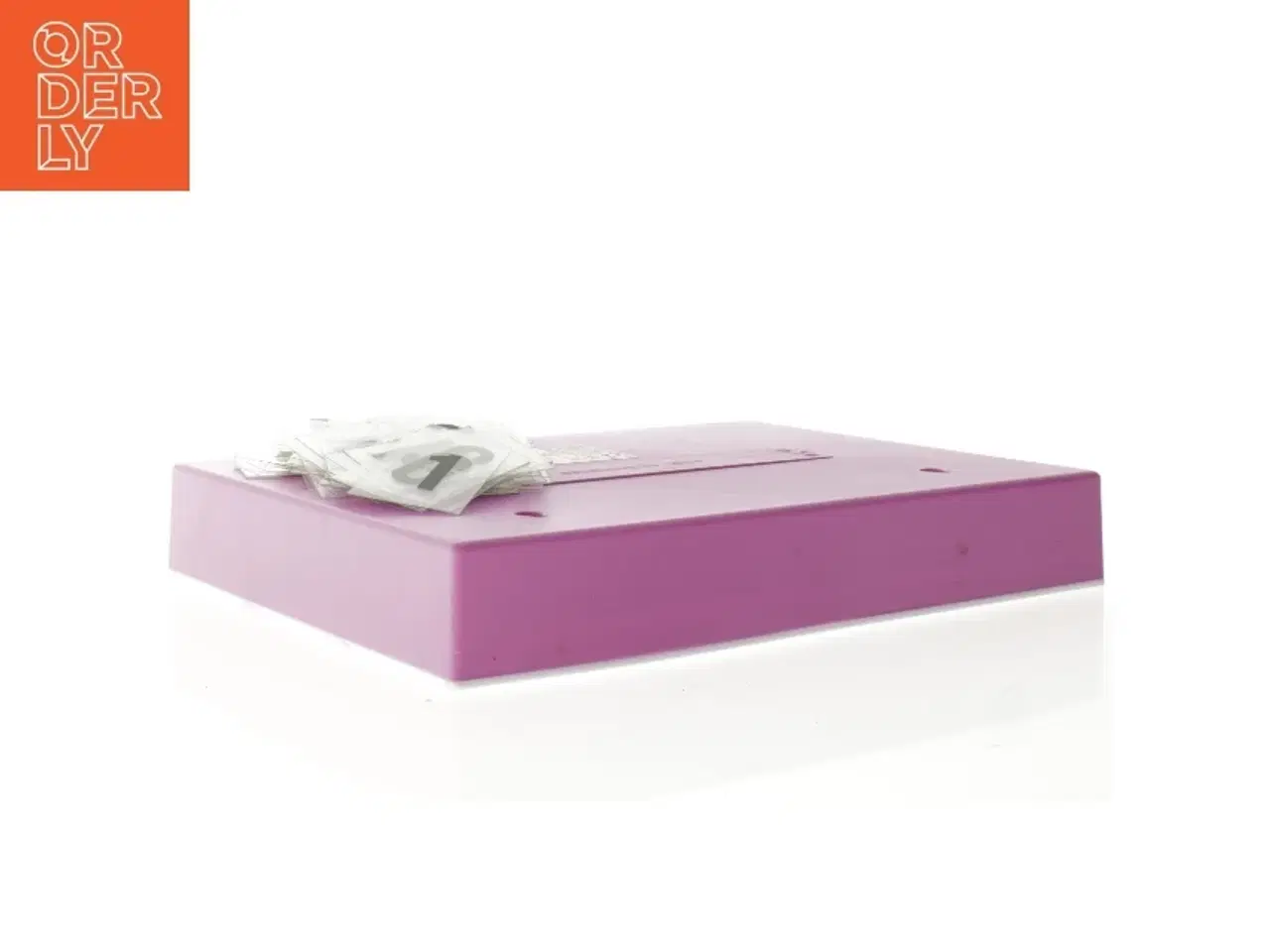 Billede 3 - Lystavle med bogstaver og tal (str. 29 x 22 x 4 cm)