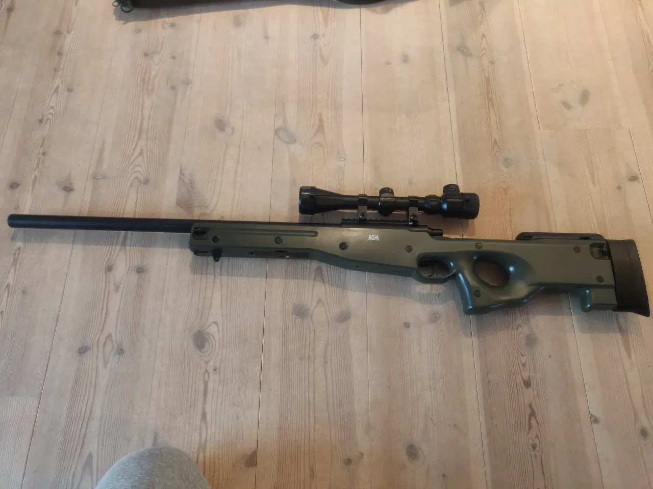 Billede 5 - Sniper rifle l96a1 3-9x40 scope med lys hardball 