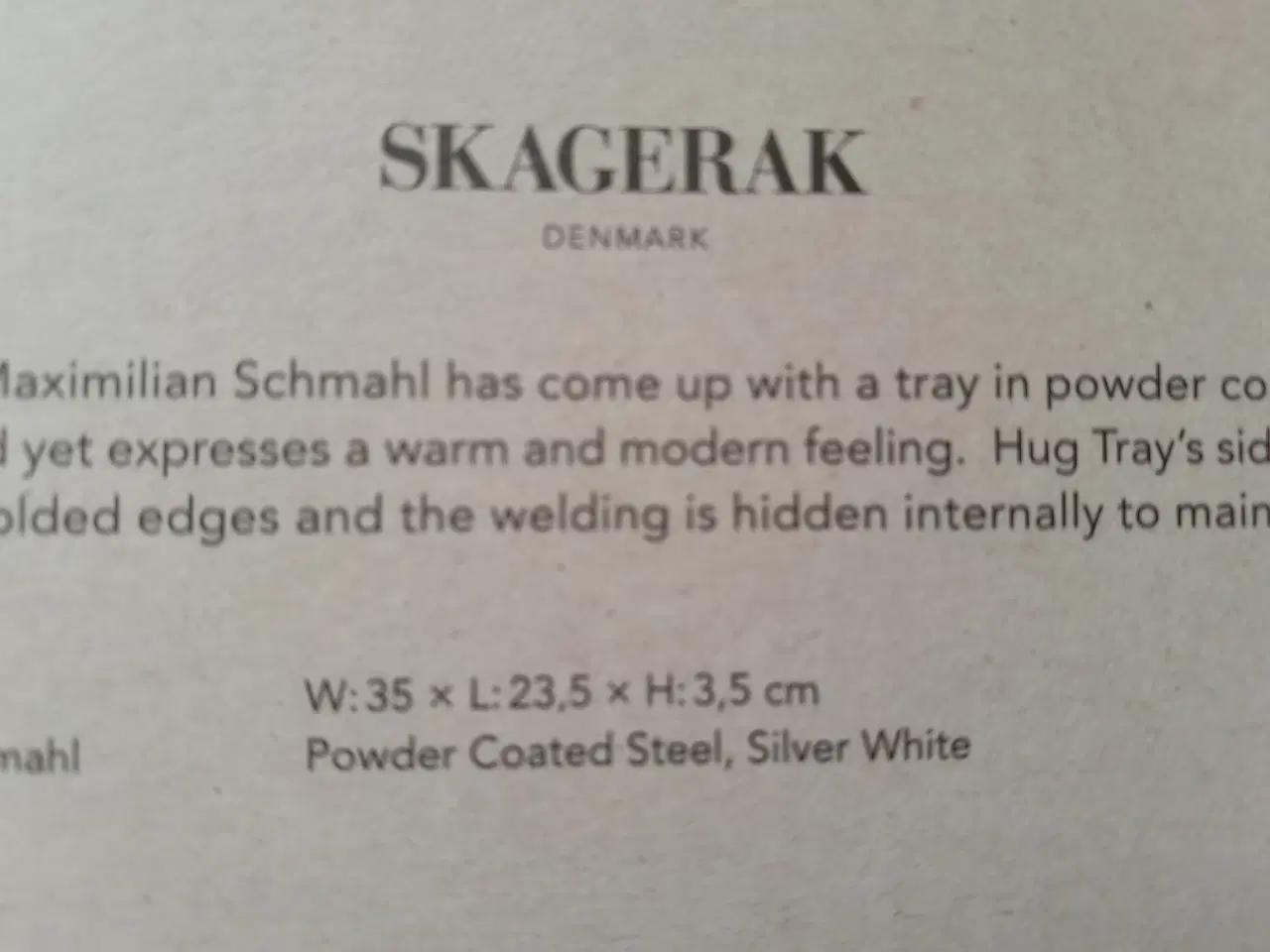 Billede 4 - Ny Hug Tray Skagerak Bakke