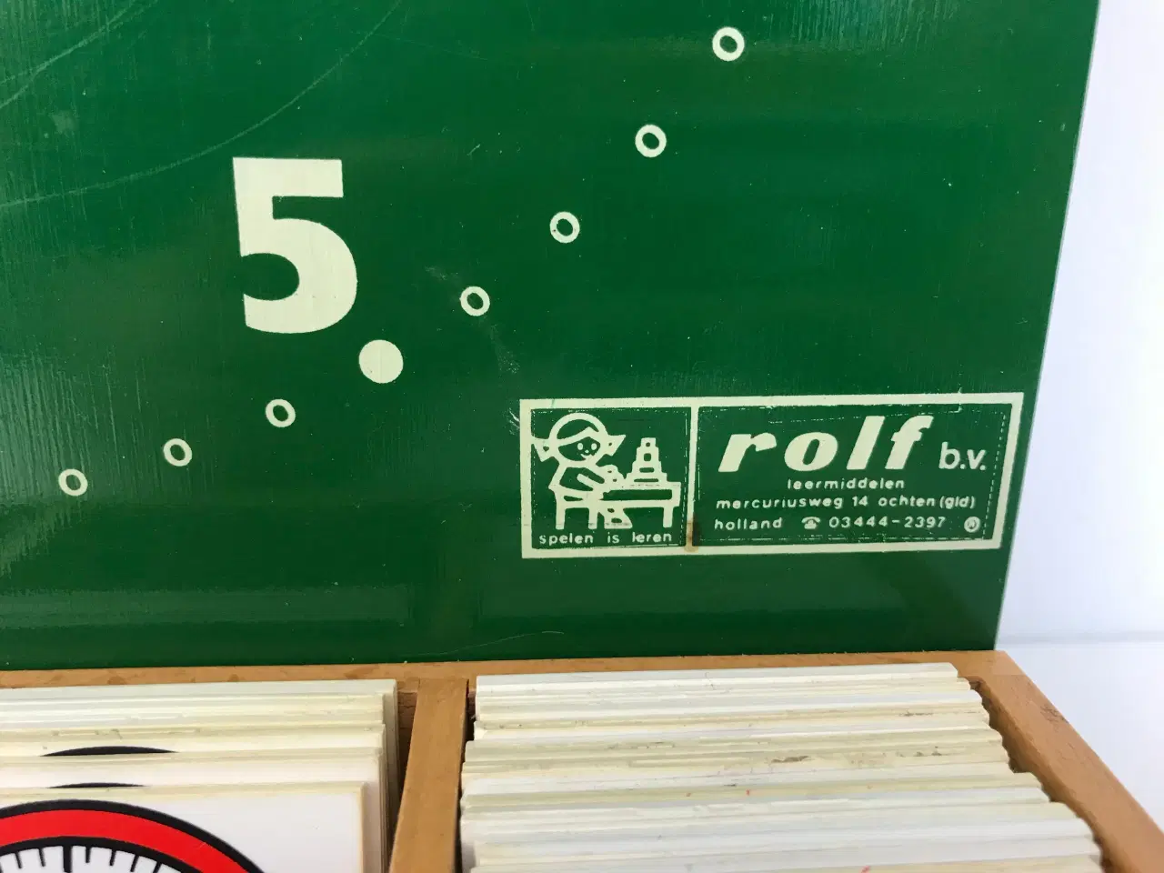 Billede 6 - Retro læringsredskab til klokken