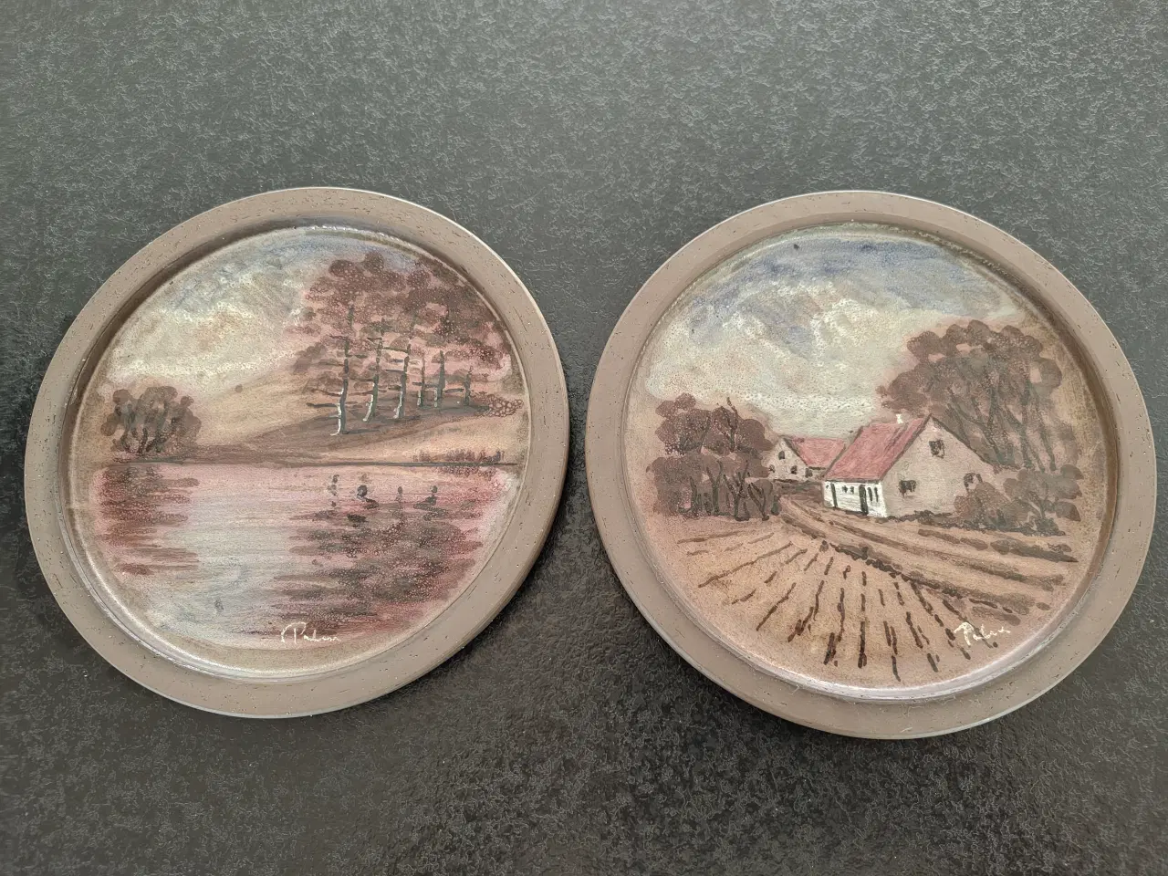 Billede 1 - Flotte keramik platter fra Ole Palm keramik