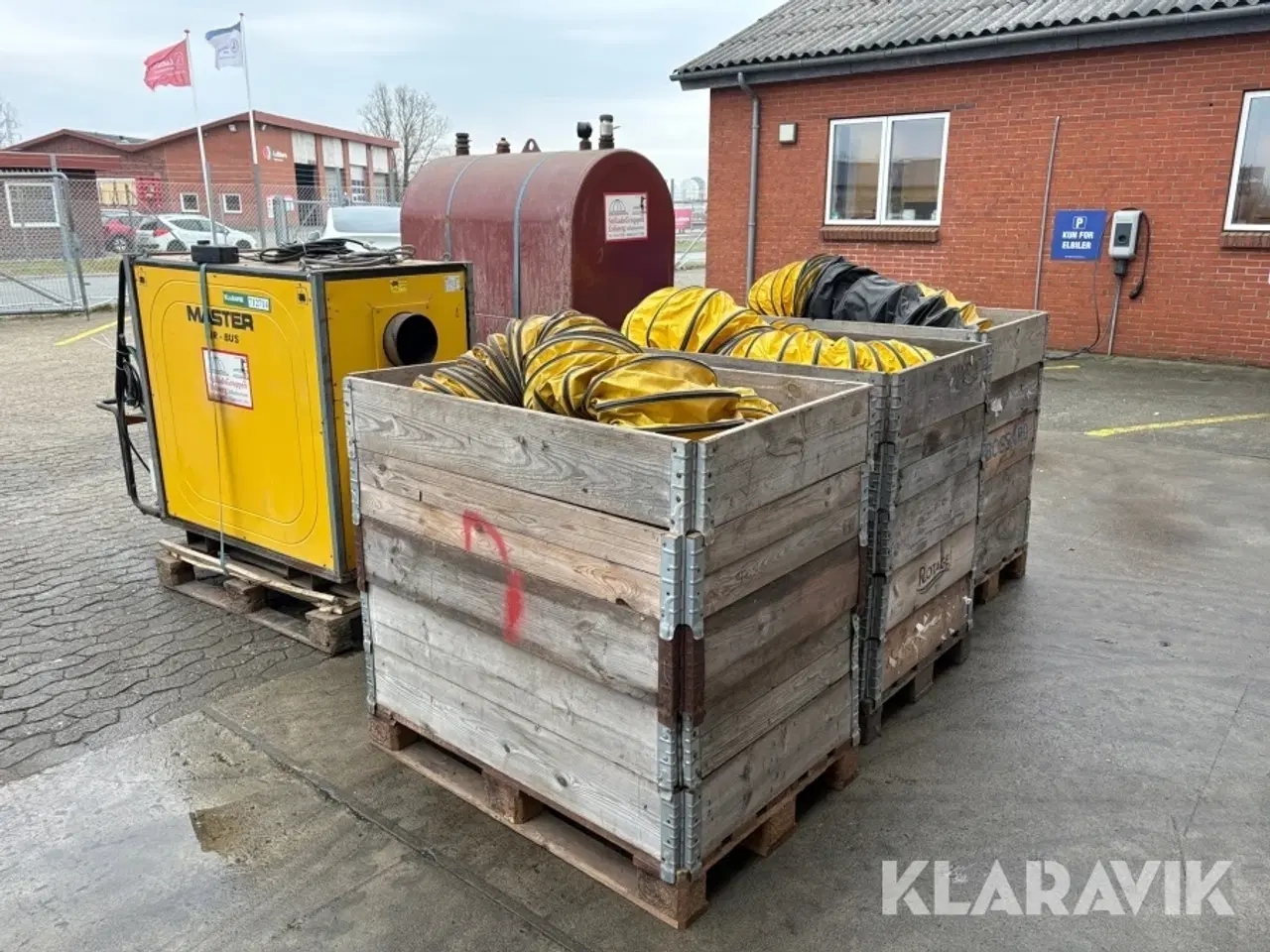 Billede 3 - Varme kanon Master AUR-BUS BV 740 FS - 1200 L diesel inklusiv tank