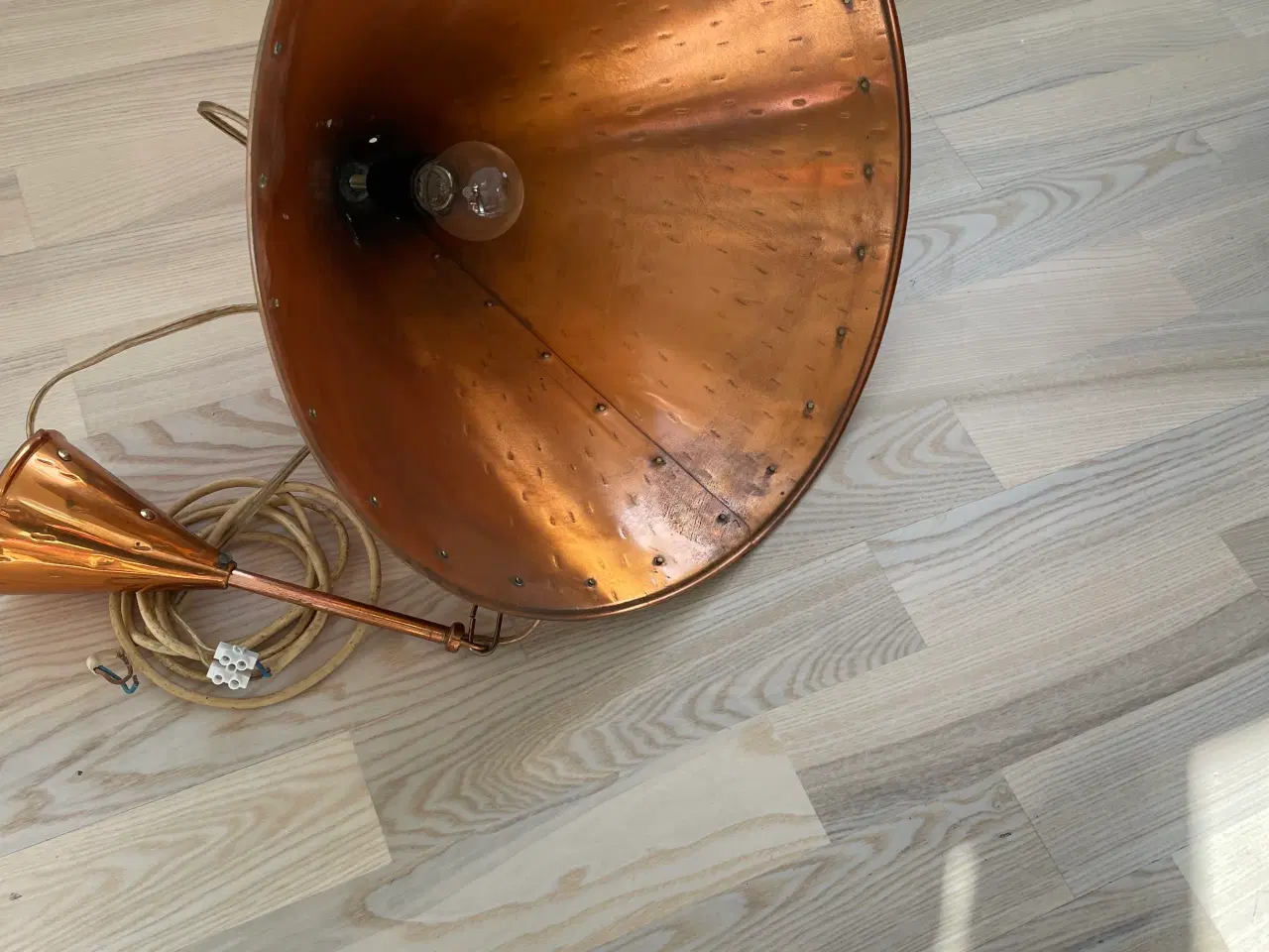 Billede 7 - Pendellampe kobber ES Horn Aalestrup 