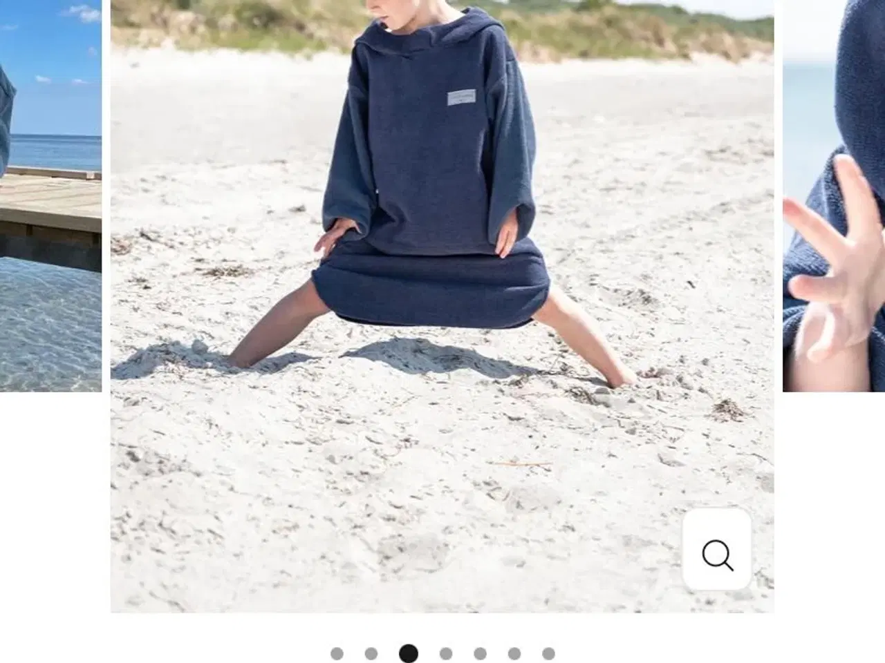 Billede 6 - Vinterbaderen poncho til børn str. 4-9 år. Se bill