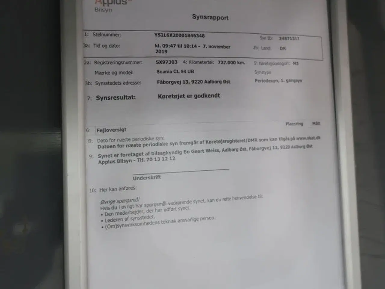 Billede 43 - Bus SCANIA CL94 UB