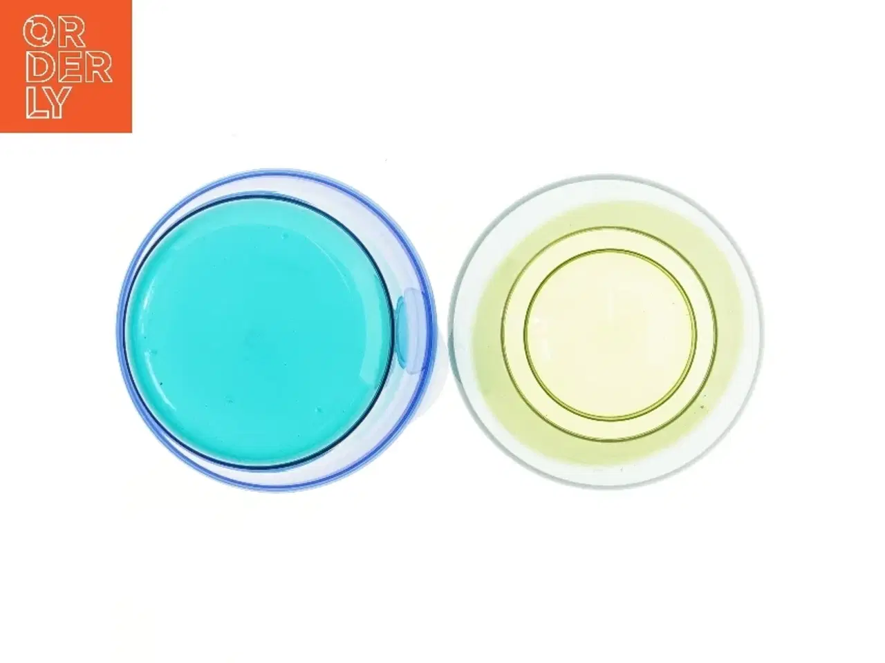 Billede 3 - Ny Plastikskål med låg og glasskål fra Tupperware (str. Ø 23 cm)