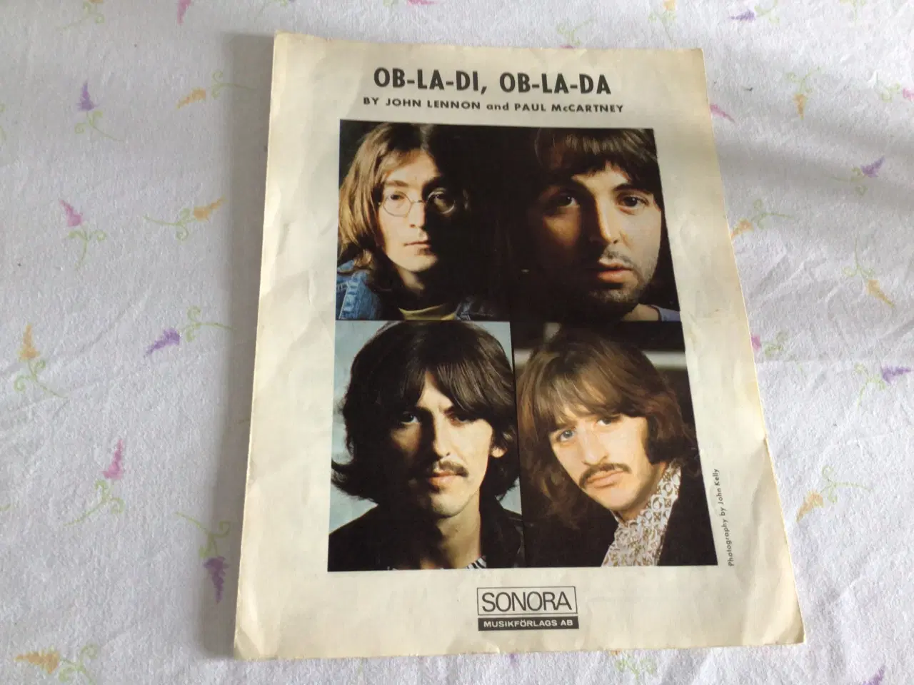 Billede 1 - The Beatles nodeblad