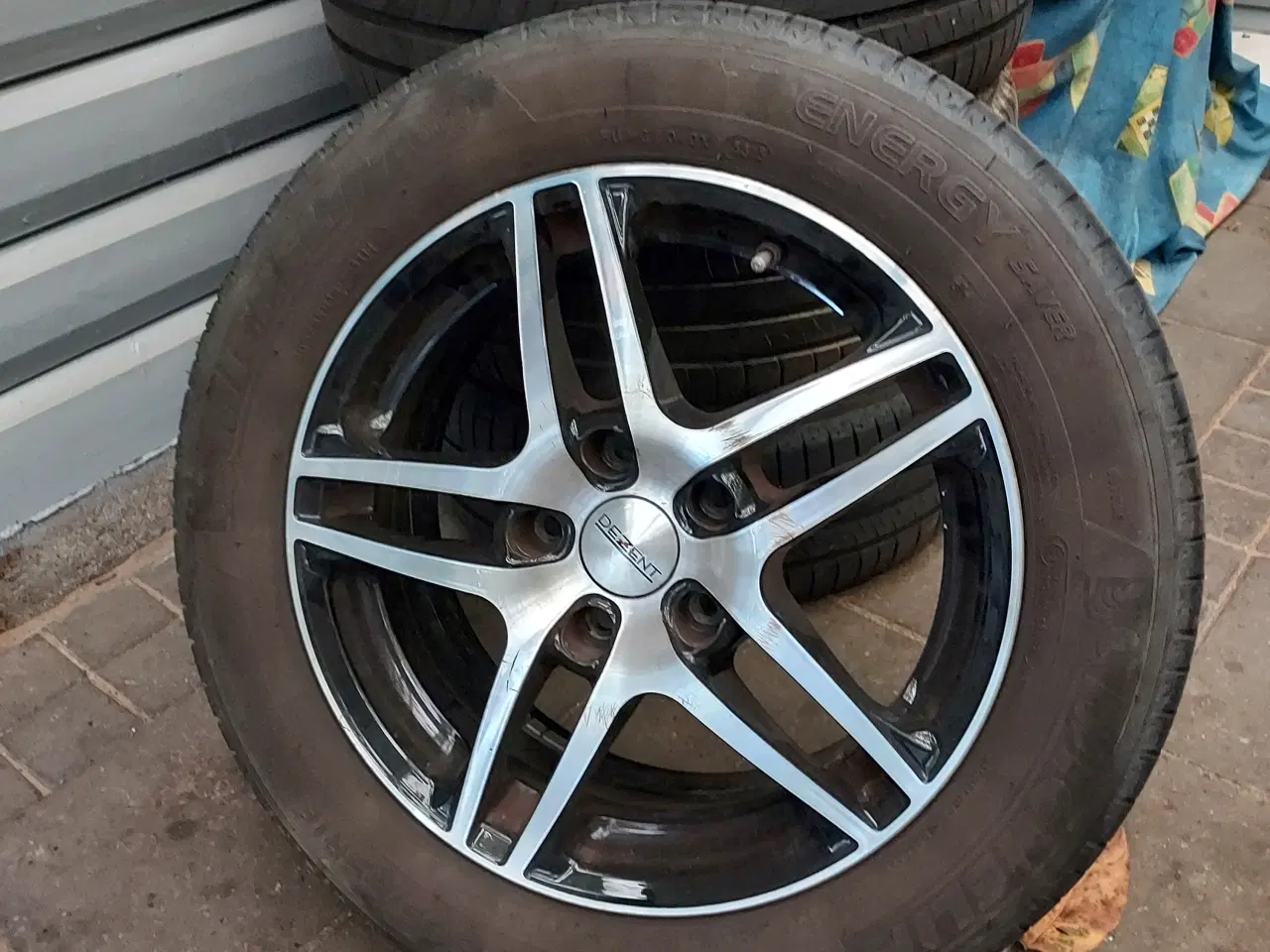 Billede 1 - 4 stk. Michelin Dæk med Alufælge 205/55 R16 91H