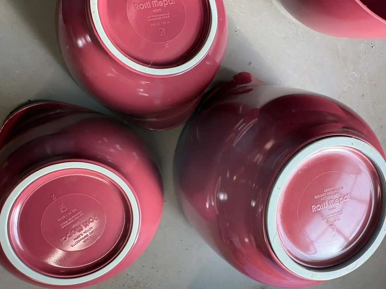 Billede 3 - Rosti Merpal skåle 5 stk