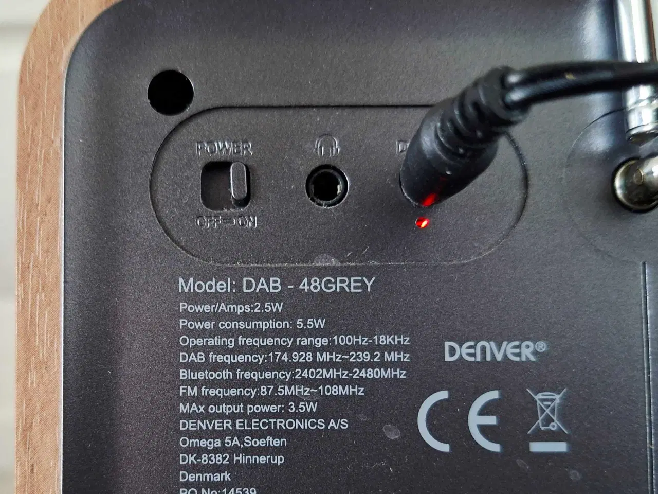 Billede 5 - Denver Dab Radio med Bluetooth 