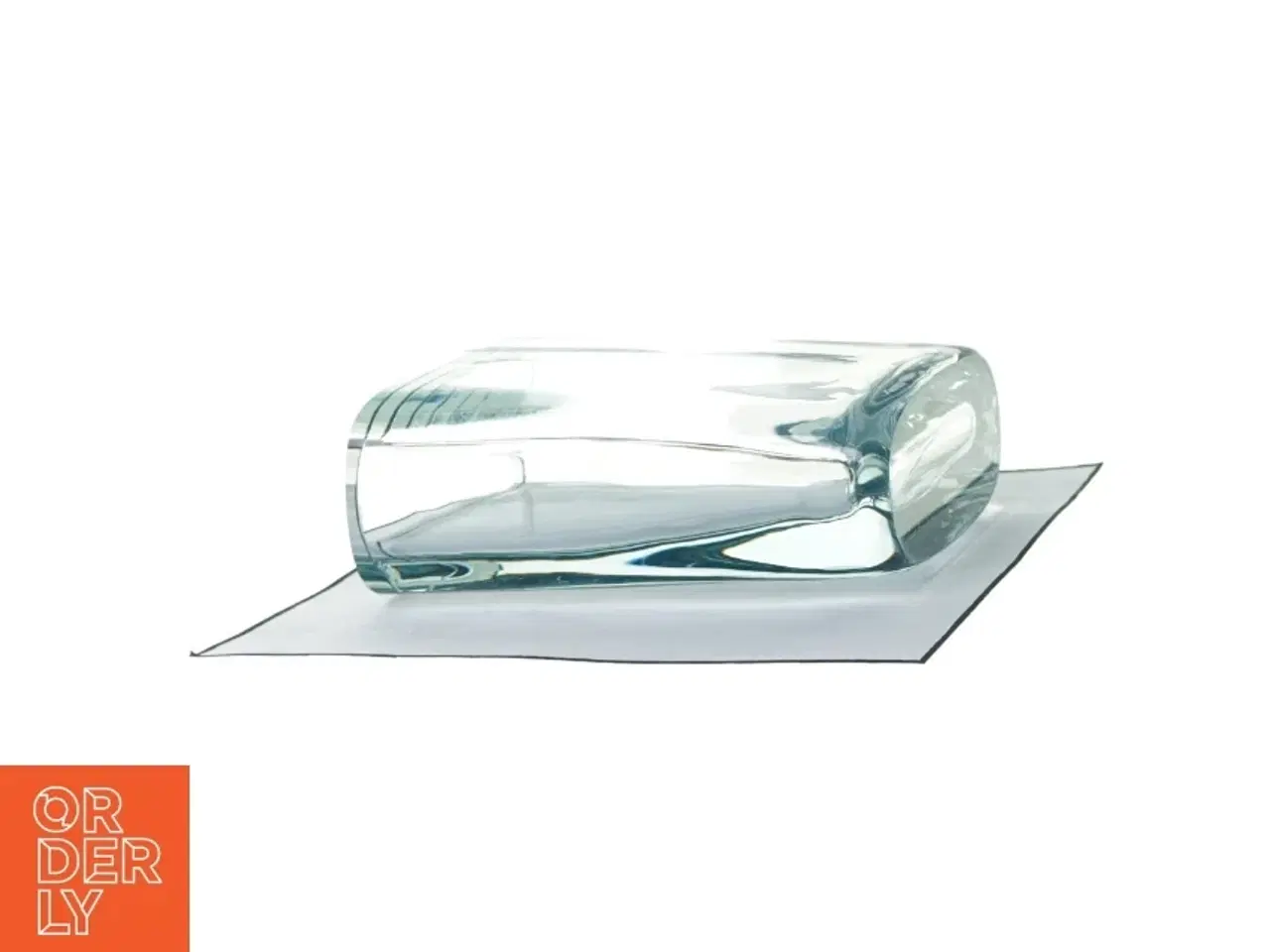 Billede 3 - Vase i tykt glas (str. 15 cm)
