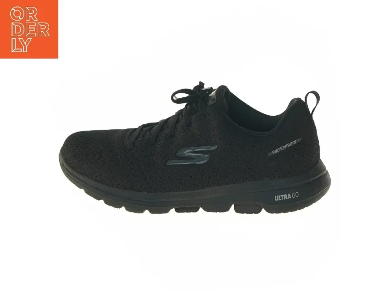 Billede 1 - Sorte vandtætte sneakers fra Skechers (str. 39 )