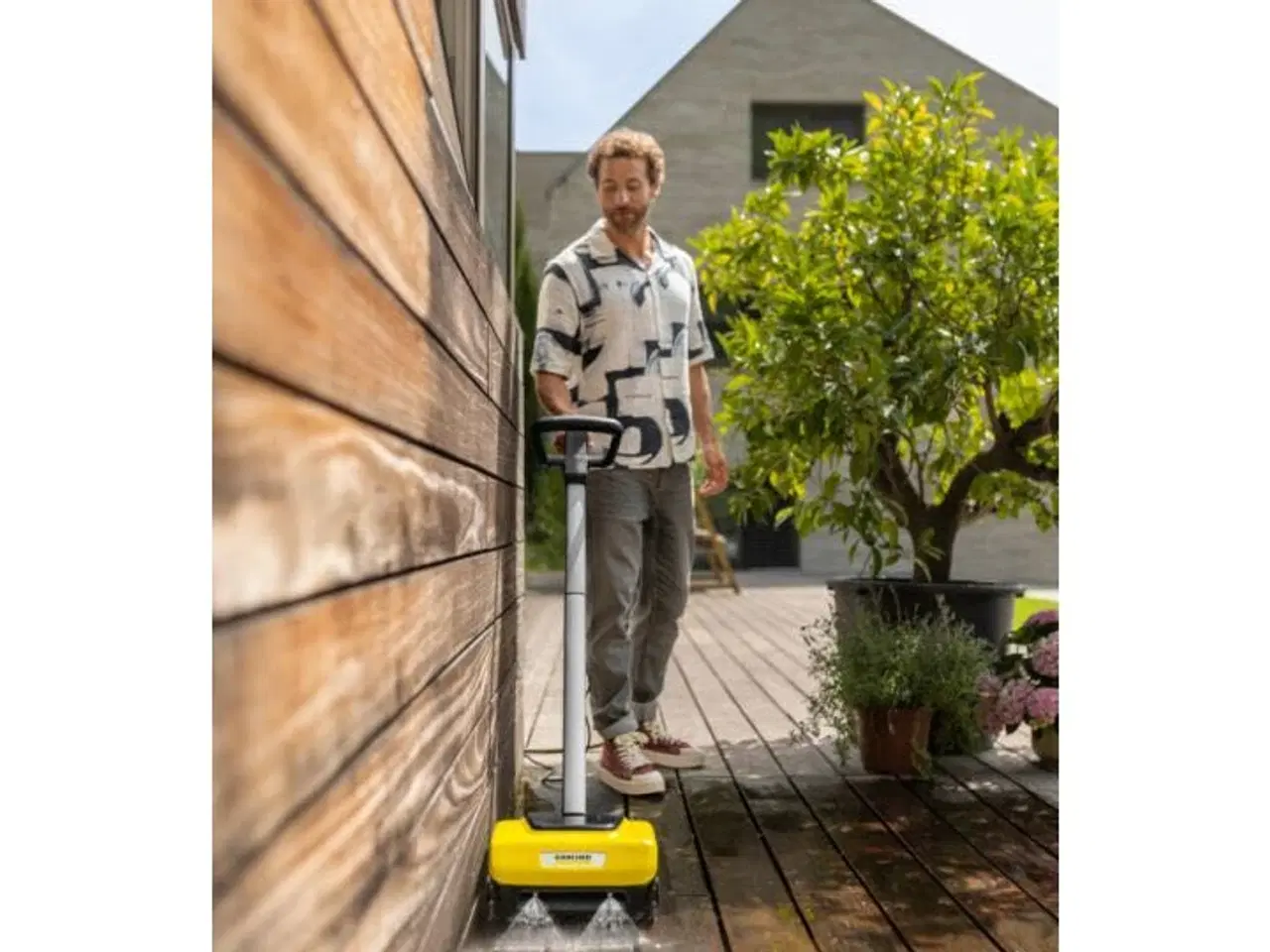 Billede 7 - Genial Kärcher PCL6 terrassevasker m/dobbelt børst